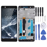 LCD Screen and Digitizer Full Assembly with Frame for Nokia 5.1 TA-1061 TA-1075 TA-1076 TA-1088 TA-1081, For Nokia 5.1